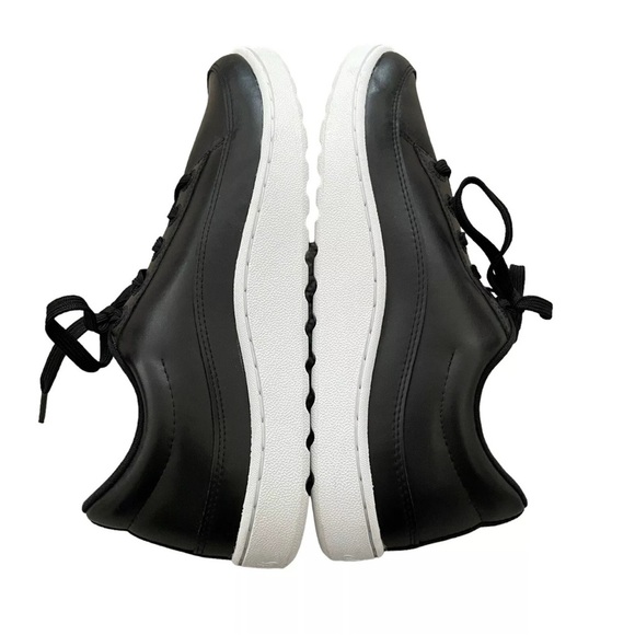 Allbirds Plant Pacers Black Sneakers Vegan Leather Size 9 Lace Up - Picture 7 of 10